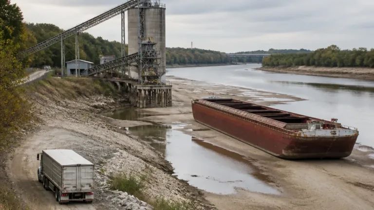 Low Mississippi River levels push down local grain basis, Arkansas researchers say